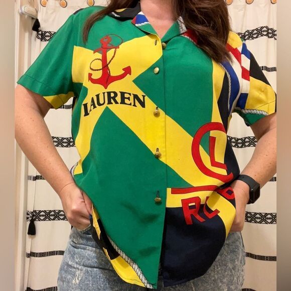 Silk Ralph Lauren CL blouse - Picture 6 of 6